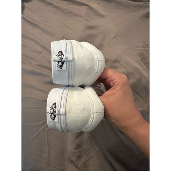 Vans Men's Old Skool Lace Up Low Top Sneakers White Size 7.5 - Picture 4 of 11